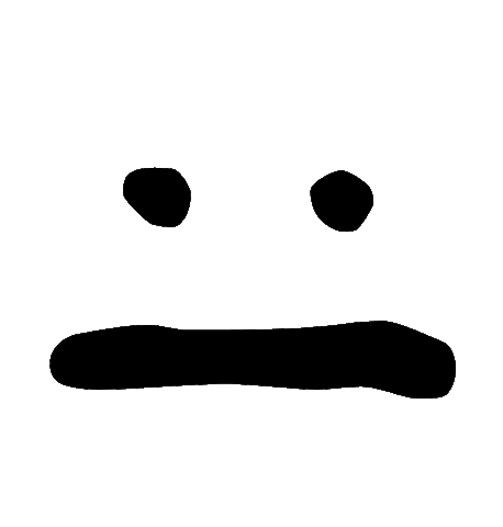 Sad Face Sticker by johann