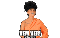 Cacheada Vem Ver Sticker by Salon Line