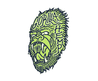 Gluten-Free Vegan Sticker by GorillaHemp