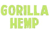 Gluten-Free Vegan Sticker by GorillaHemp
