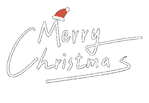 Christmas Handwriting Sticker