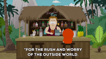 kenny mccormick drinking GIF by South Park 