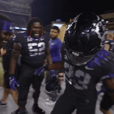 Horned Frogs Dancing GIF by TCU Football
