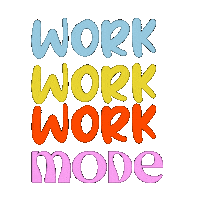 Layerstudiopr fun colorful working modern Sticker