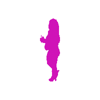 Main Character Silhouette Sticker by Kala Simmons