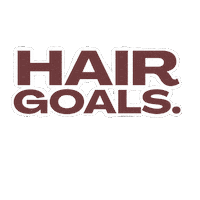 Goals Wig Sticker by Lusta Hair