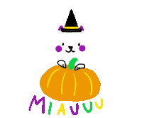 Cat Halloween Sticker