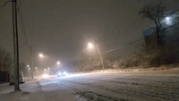 Snow Covers Roads in Toledo, Ohio, Amid Major Winter Storm
