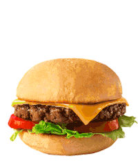 GrupoMadero love cute food burger Sticker