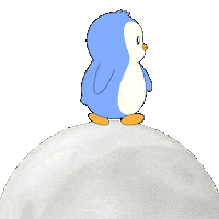 Explore To The Moon Sticker by Pudgy Penguins