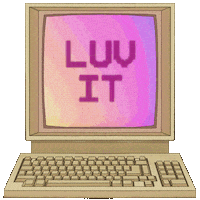 Looks Good Love It Sticker by Luke Alexander