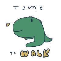 Walking Walk Sticker