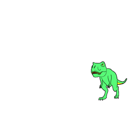 Scream Dinosaur Sticker by SYFYde