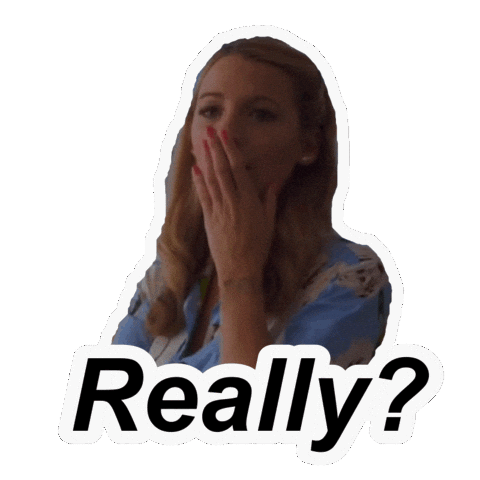 Shocked Oh No Sticker by Blake Lively Fan