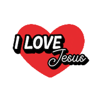 Jesus Love Sticker by Rain Hope World