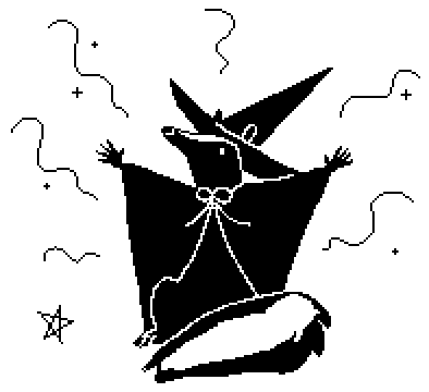 bugknife giphyupload magic pixel art witch Sticker