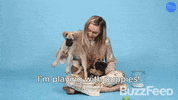 Miley Cyrus Puppies GIF by BuzzFeed