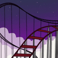 Roller Coaster Ride GIF by Snek