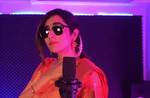 Saree Tamil GIF by Jonita Gandhi