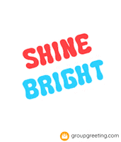GroupGreetingcards blue red shine bright Sticker