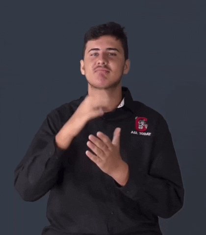 American Sign Language Asl GIF by CSDRMS