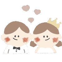 Couple Wedding Sticker
