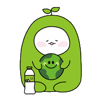 pulmuonewater omg green water earth Sticker
