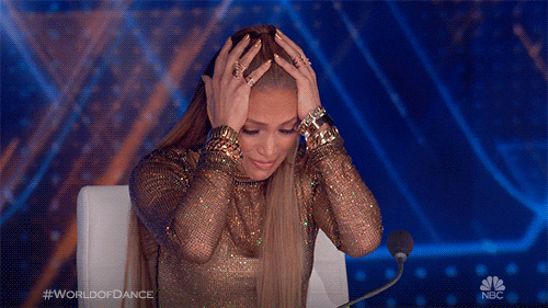 jennifer lopez headache GIF by NBC World Of Dance