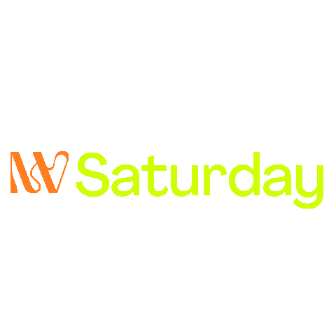 Saturday Sticker by Modern Visuals