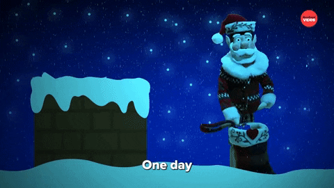 Christmas Santa GIF by BuzzFeed