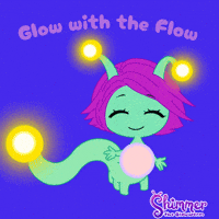 Shimmer The Glowworm Aura Good Vibes Love Heart Hopecore Meditation Gmchat Heychat GIF by ShimmertheGlowworm