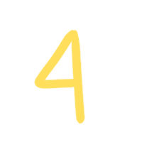 Number Quatre Sticker