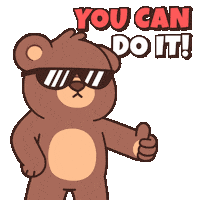 Do It Thumbs Up Sticker by BEARISH