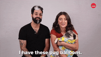 Pug Balloons