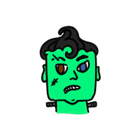 Angry Halloween Sticker