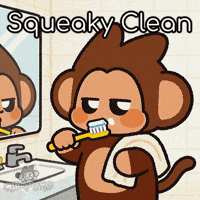Brushing Wake Up GIF by Chimpers