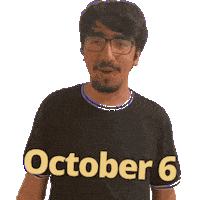 October 6 Sticker