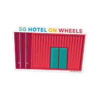 SGHotelOnWheels vacaytotheeast dtexshow dultimatexcape sghotelonwheels Sticker
