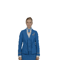 Swipe Up Cabin Crew Sticker by KLM