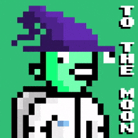 To The Moon Witch GIF