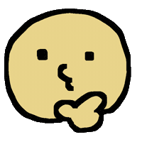 顔 悩む Sticker