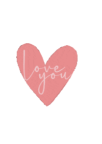 gishellamonica love heart pink love you Sticker
