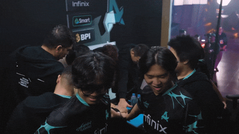 Hands Up Team GIF by Aurora Gaming