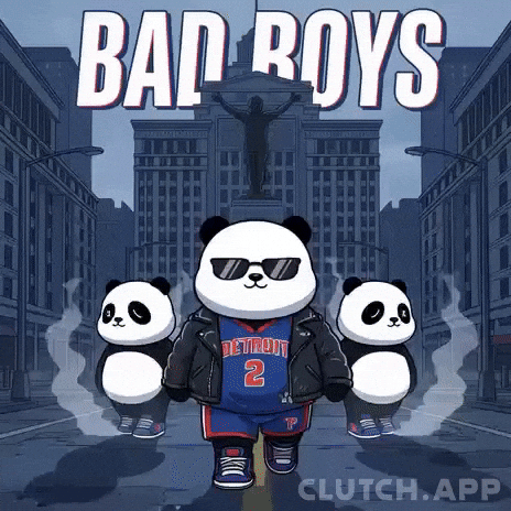Nba Playoffs Panda GIF by Kanpai Pandas