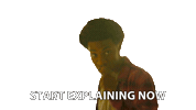Explain Tell Me Sticker by NETFLIX
