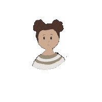 spencestudios hair hairstyle buns hairdo Sticker