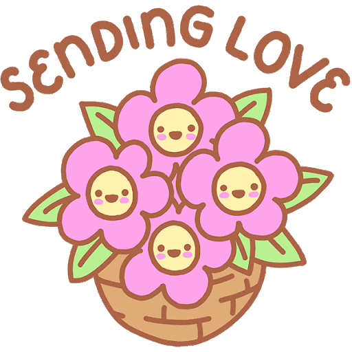 Happy I Love You Sticker by Holler Studios