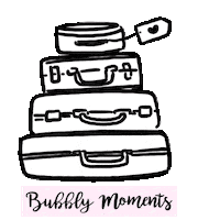 traveling around the world Sticker by Bubbly Moments