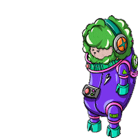 Meh Bounce Sticker by Patrick Bezalel