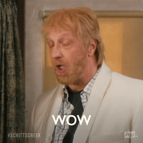 pop tv wow GIF by Schitt's Creek